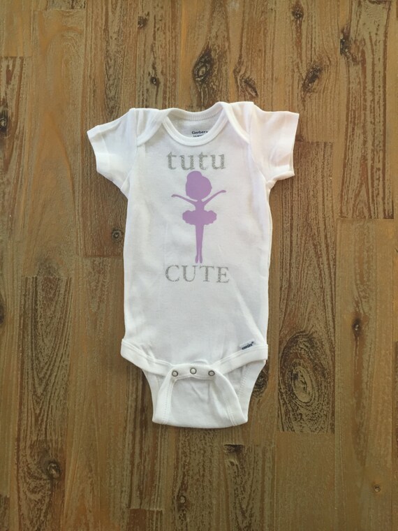 Ballerina Onesie Tutu Onesie Tutu Cute by OliviaJackDesigns