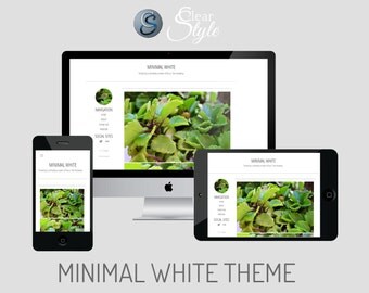 Minimal White ~ Responsive Tumblr Theme