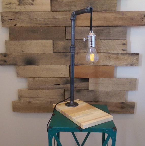 Items similar to Industrial Table Lamp on Etsy
