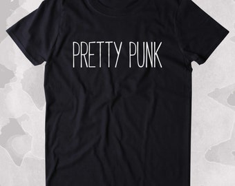 Pretty Punk Shirt Punk Rock Alternative Soft Grunge Clothing Tumblr T-shirt
