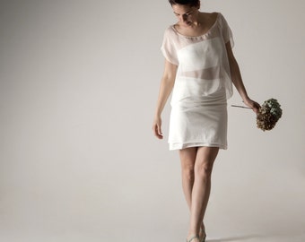 Wedding dress, Short wedding dress, Wedding separates, Simple wedding dress, Reception dress, Casual wedding dress, Alternative wedding