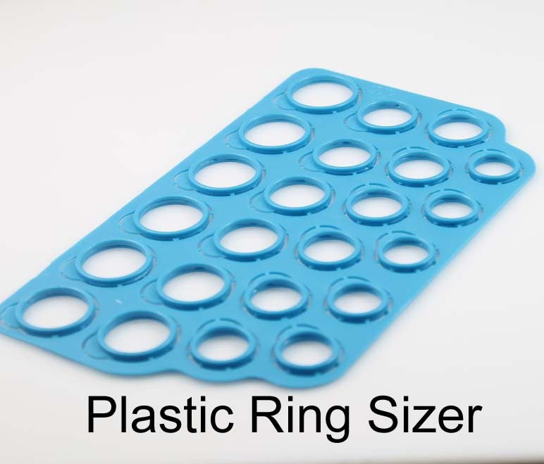 Plastic Ring Sizer Use to help determine your ring size