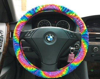 Tie Dye Steering Wheel Cover