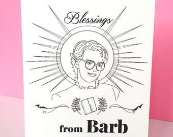 Stranger Things Barb card- any occasion- 80s - retro - card - funny stranger things birthday stranger things gift stranger things present