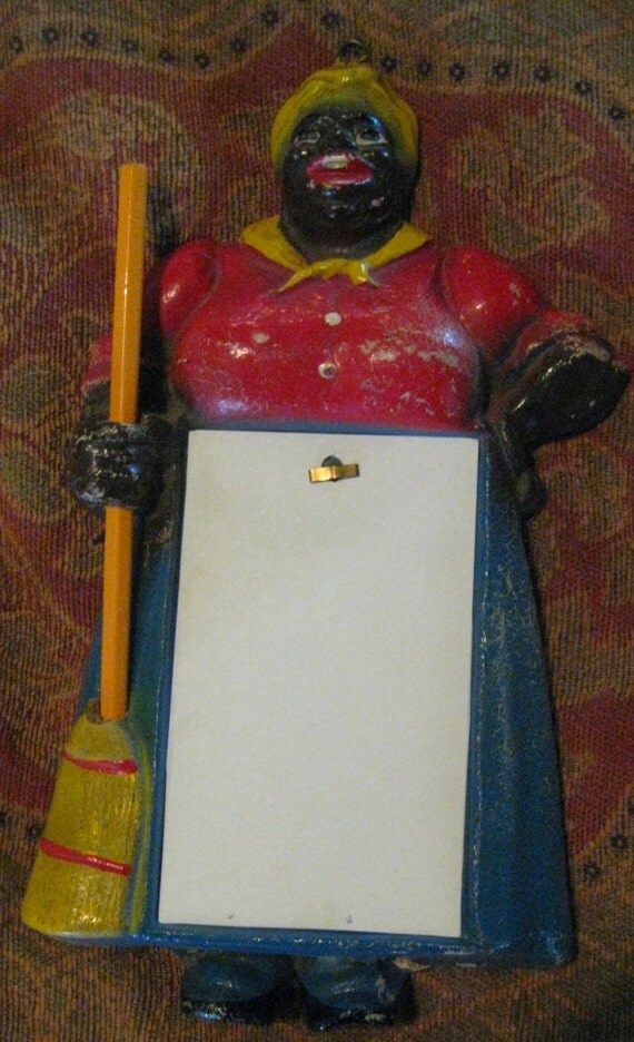 Vintage Mammypad Mammy Black Memorabilia Note