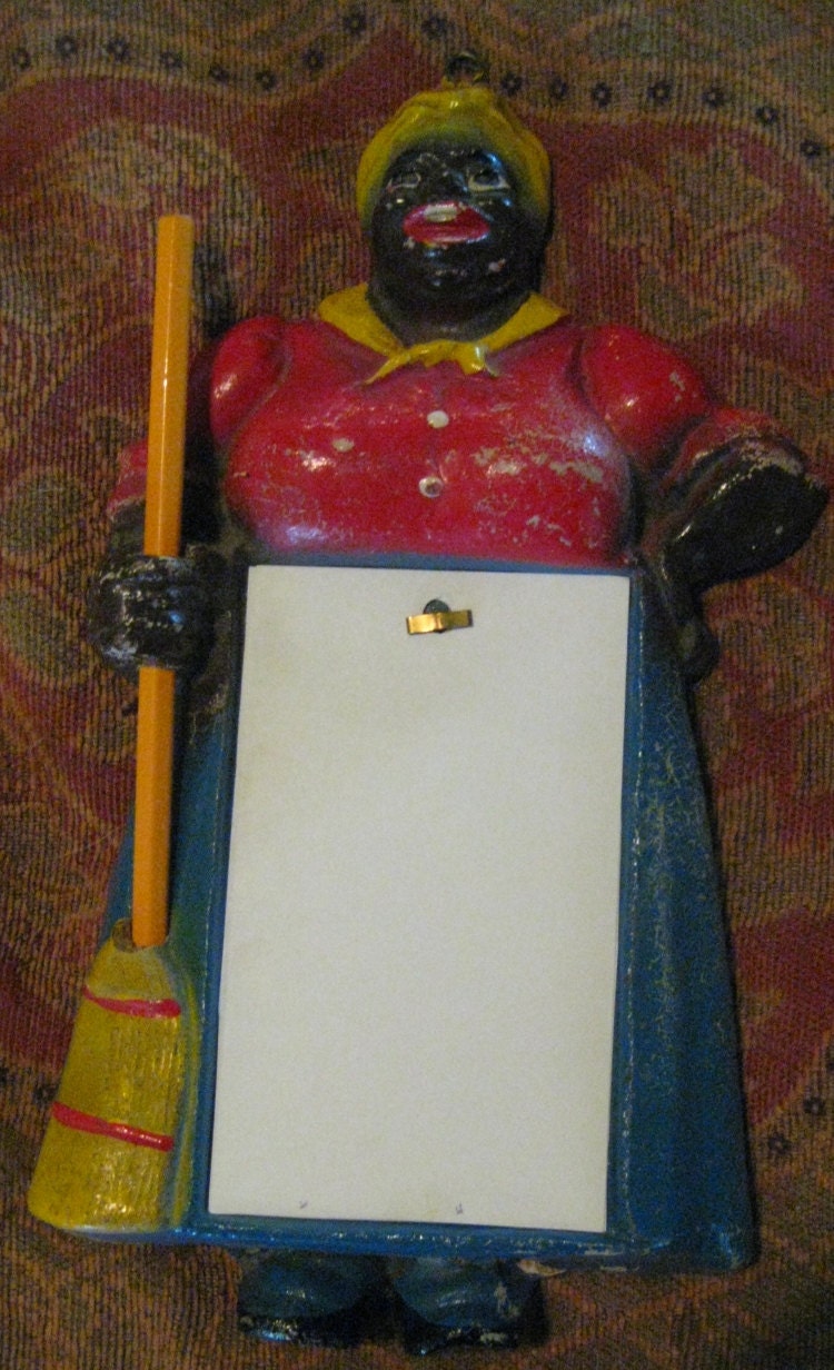 Vintage Mammypad Mammy Black Memorabilia Note