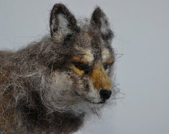 Needle Felted Animals Wolf