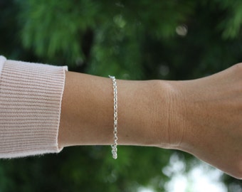 Silver Bracelet Wholesale, 925 Sterling Silver Bracelets Finished, 8 inches Size Adjustable