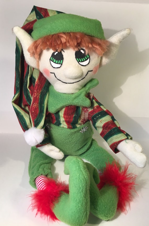 green elf plush