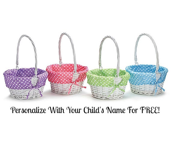 Monogrammed Easter Basket Personalized Easter Basket Easter