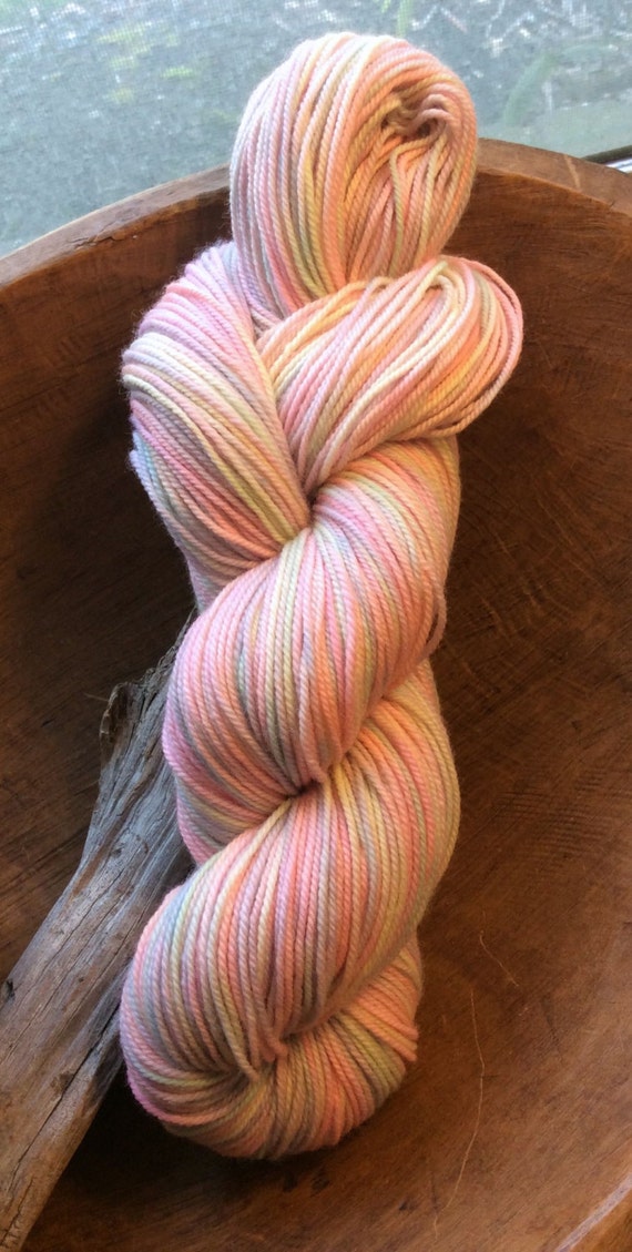 Items similar to Hand Dyed Yarn Sport Weight Yarn Sport Weight Pastel