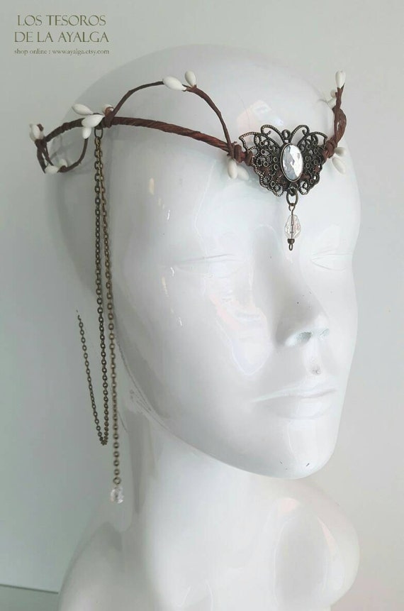Butterfly tiara elven crown