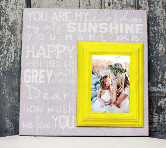 Items similar to You Are My Sunshine Picture Frame, My Only Sunshine