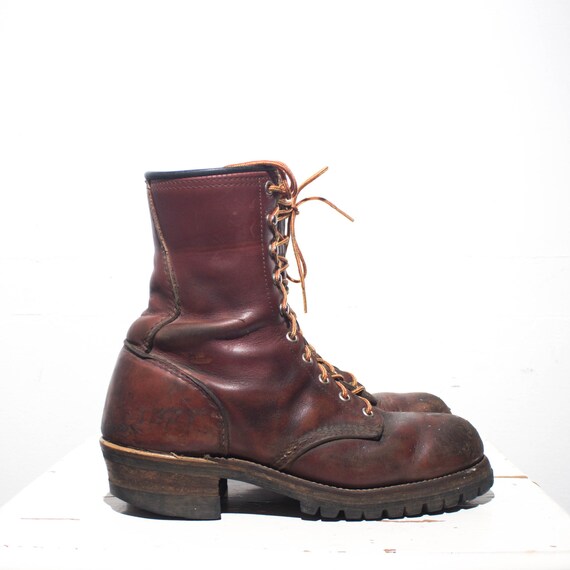 logger boots lace to toe