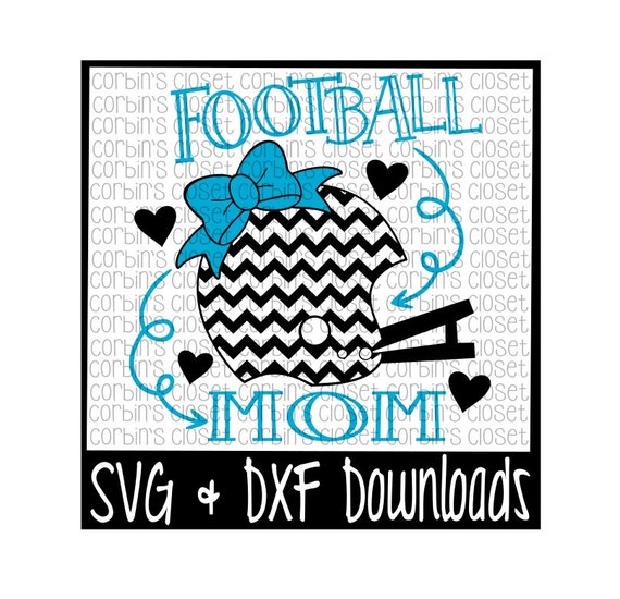 Download Football Mom Cutting File SVG & DXF Files by CorbinsCloset