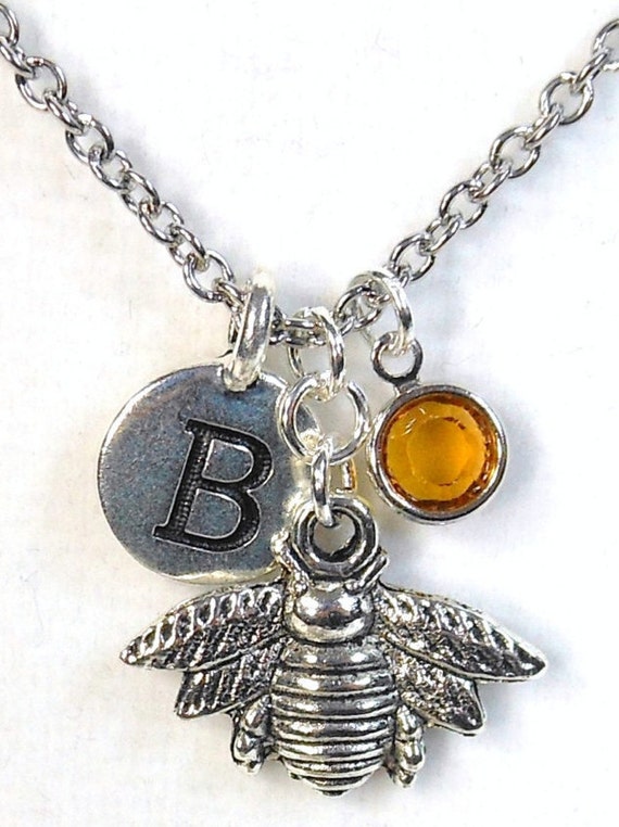 Save the Honey Bees Charm Necklace honey Bee Charm necklace