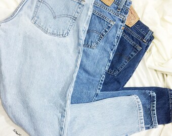 ALL SIZES Vintage High Waisted Relaxed Fit Tapered Leg Levis