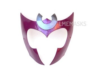 Medusa Inhumans Leather Headdress Crown Purple Violet Cosplay Comics Marvel Masquerade Halloween Headpiece Erotic Villain Costume Mardi gras