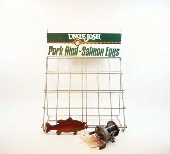 Fishing Bait Display Rack Uncle Josh Pork Rind Salmon Eggs