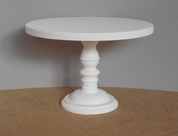 16 inch Cake Stand / Wood Cake Stand / Large by OrangeZebraDesigns