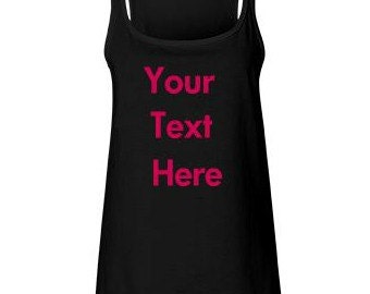 custom tank tops etsy