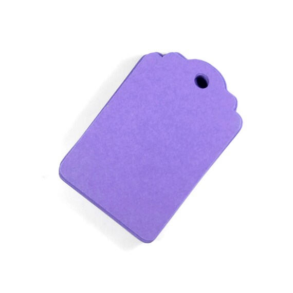 Purple Gift Tags Set of 20 Blank Gift Tags Favor by ThePaperMedley