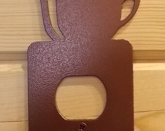 Coffee Cup Switch Plate or Outlet Cover (Free Shipping)