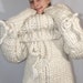 To order !! 12-15 kg gigantic monster chunky turtleneck catsuit jumpsuit hand knitted 100% merino sheep wool much colors