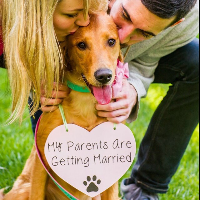 My Parents Are Getting Married Engagement Photo Sign for