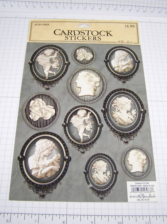 The Paper Studio Cardstock Stickers Cameos