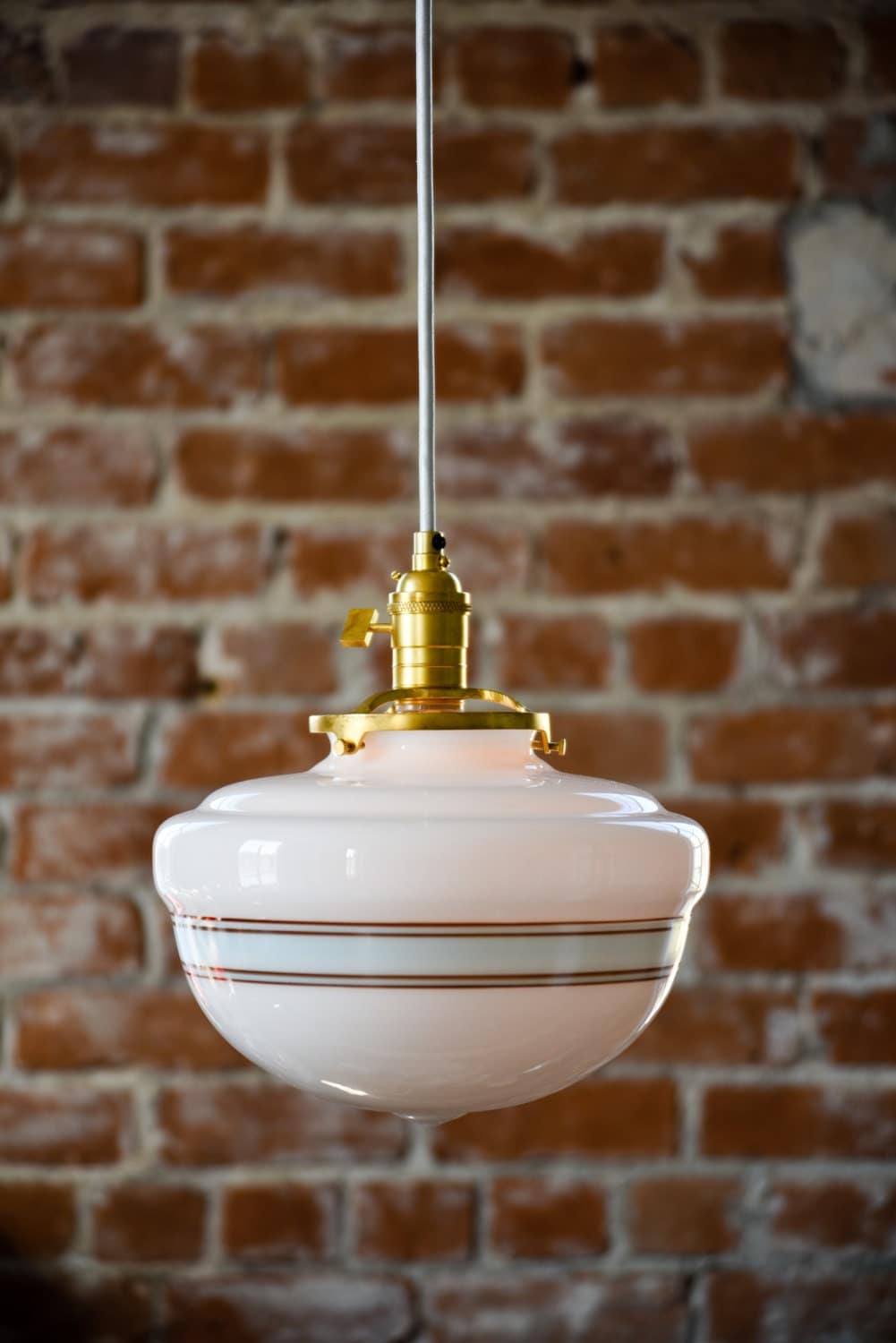 Free Shipping! Pendant Lighting Gold Brass 10 White Turquoise Blue