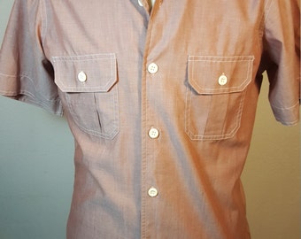 FREE SHIPPING Vintage Men Capri Shirt