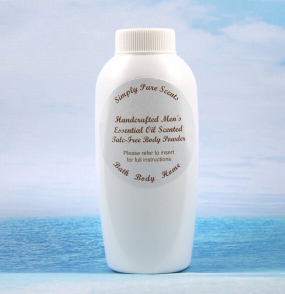 Organic Men's Body Powder Natural Body Powder