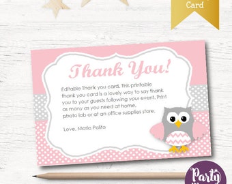Unique 70 Thank You Card Editable