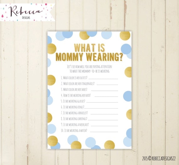 guessing-game-what-is-mommy-wearing-baby-blue-baby-shower-game