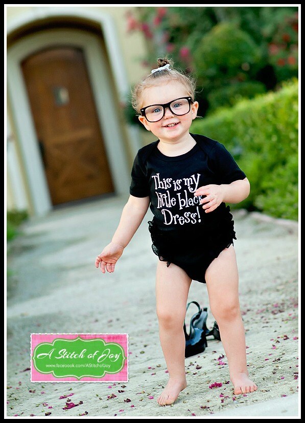 Toddler Black Dress Girls Little Black Dress This is My