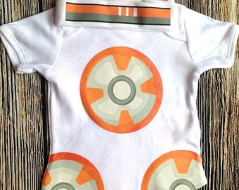 BB8 Baby Costume BB8 Tops BB8 Long Sleeve BB8 Short Sleeve BB8 Coming Home Outfit BB8 Outfit Babyshower Gift Baby Girl Gift Baby Boy Gift