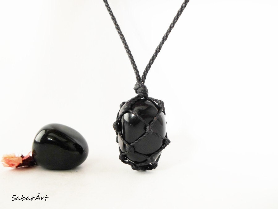 obsidian jewelry male