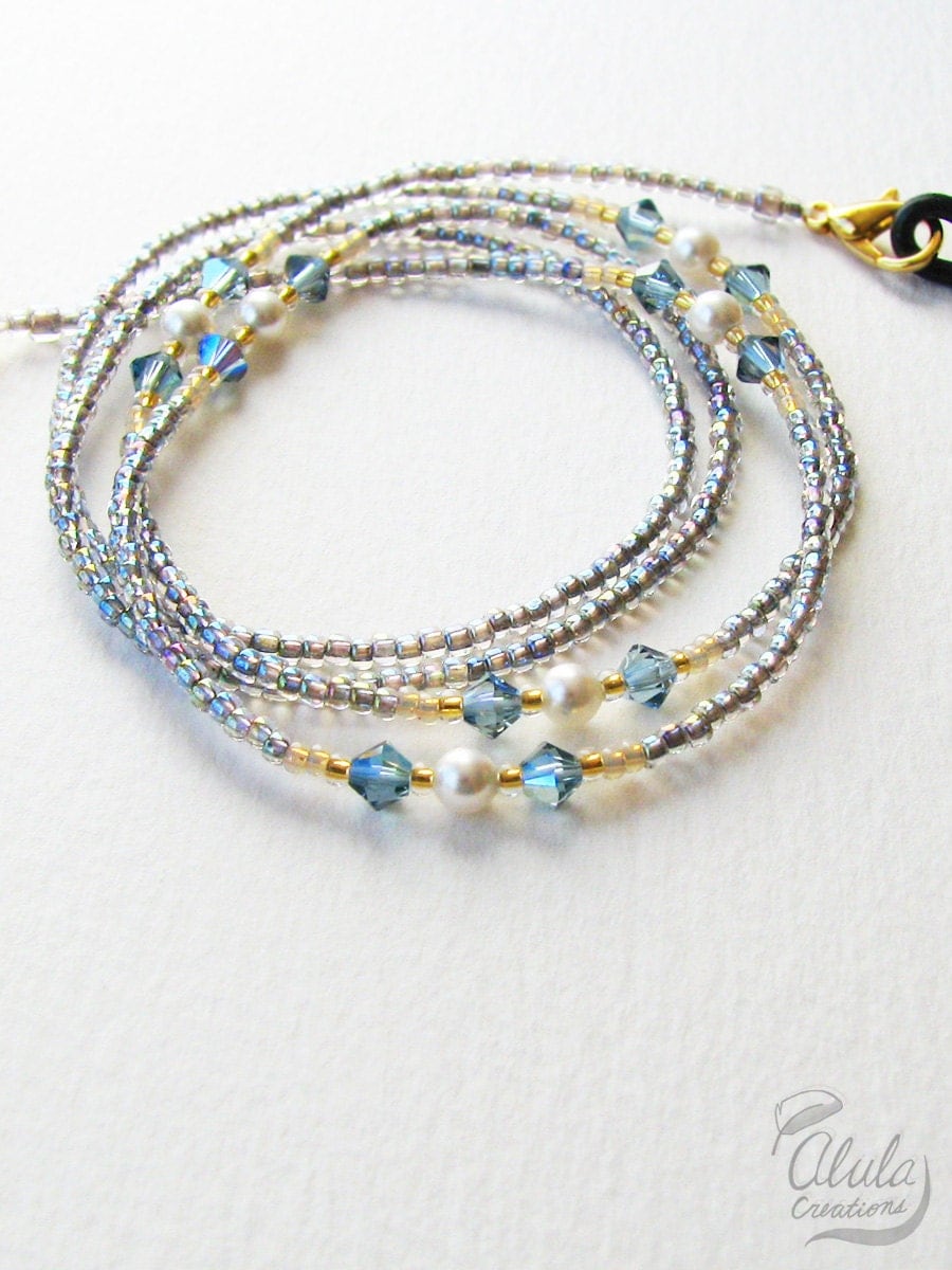 Swarovski Eyeglasses Chain Eyeglass Holder Necklace Reading