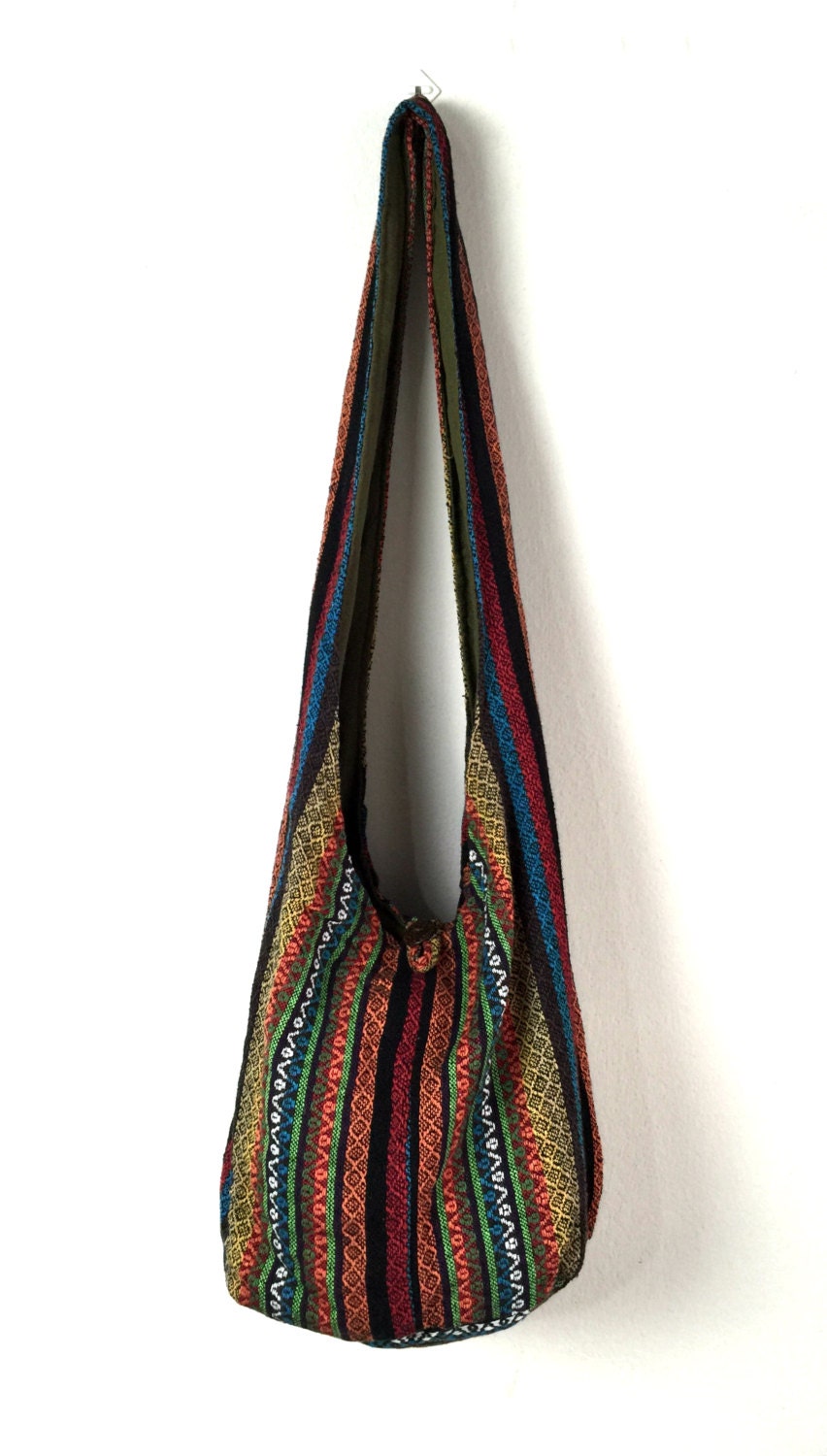 Classic Hippie Crossbody bag Hobo Hand Woven Shoulder bag