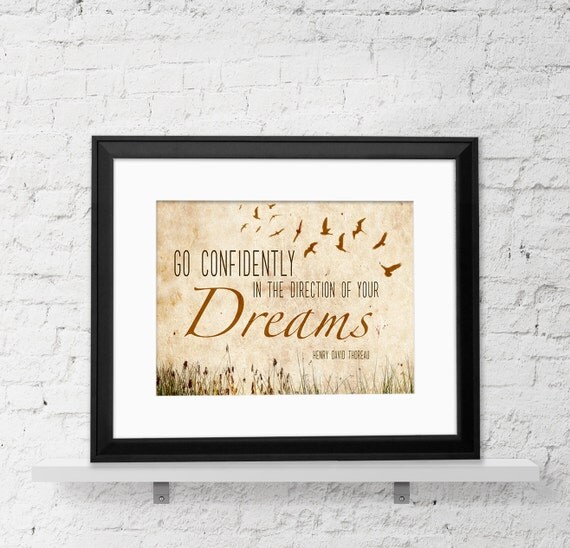 Henry David Thoreau Classic Inspirational by EchoLiteraryArts