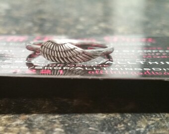 ANGEL WING ring in sterling SILVER