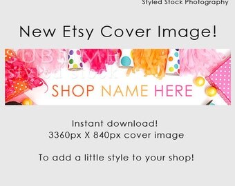 Etsy Cover Photo / Etsy Cover Image / Premade Etsy Banner / Premade Cover Photo / Shop Banner / Cover Image / Stock Photo / Style-113