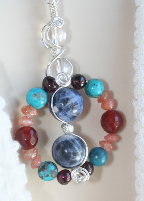 Life Force Catalyst Necklace 59n Handmade Jewelry Aura