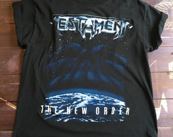 Vintage Testament Shirt ~ Band T-shirt ~ A New Order Rock Tee