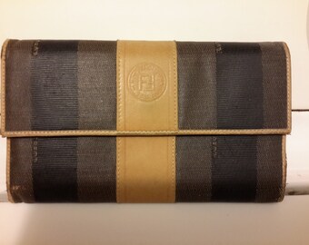 REDUCED!!! Fendi wallet with coin kiss lock pouch VINTAGE - value 180.00