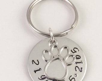 Personalized Dog Tag, Custom Dog Tag, Pet ID Tag, Lost Dog Tag, Tag for Dog Collar, Dog Bone Charm, 1" custom hand stamped dog tag