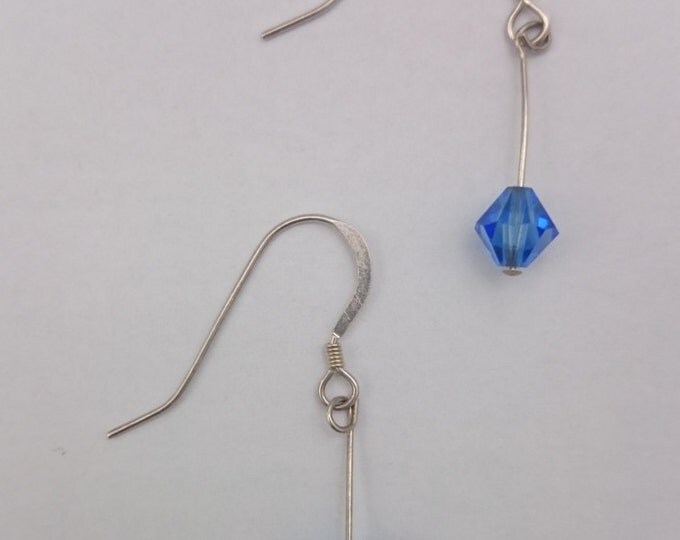 Sapphire Blue Swarovski Crystal Set Swarovski crystal necklace September birthstone birthday gift idea ready to ship handmade jewellery