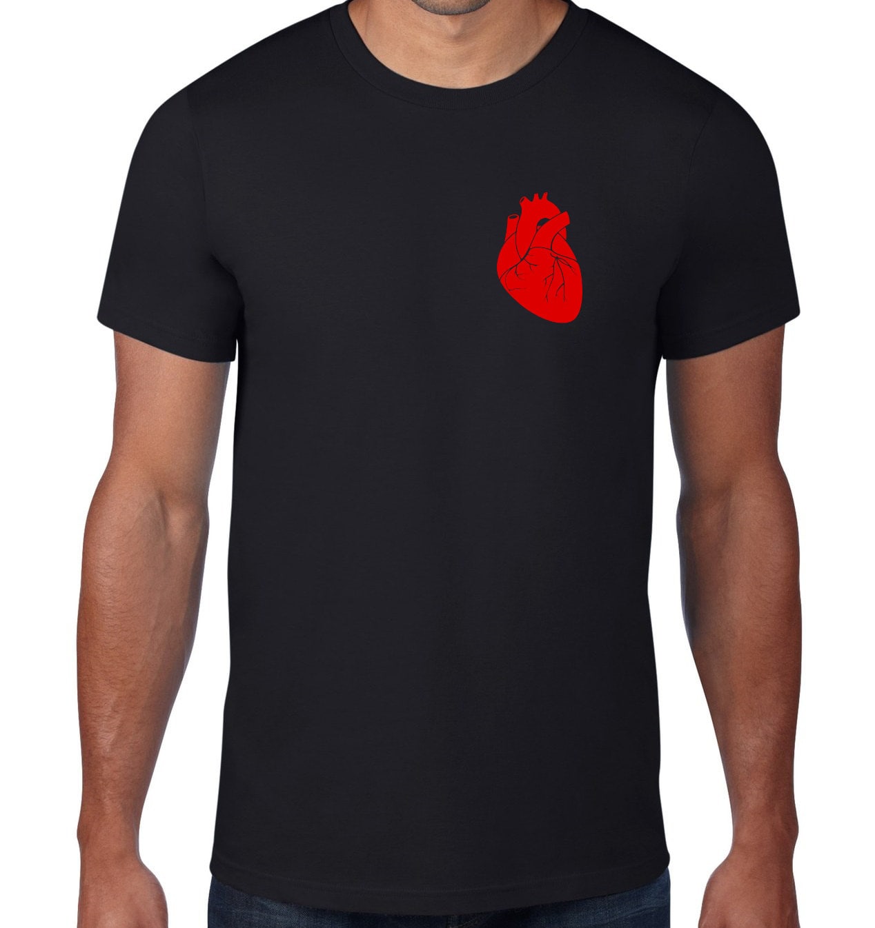 Anatomy TShirt Anatomical Heart Shirt Horror Tee Anatomy T