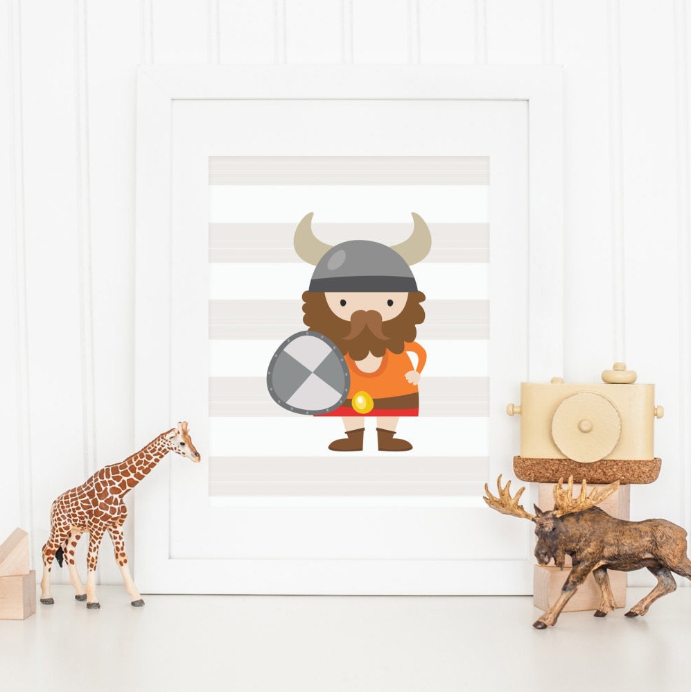 Viking Printable Viking Nursery Decor Viking Wall Art Viking